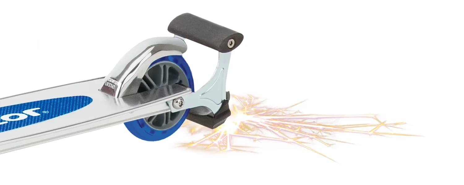 Efficient Scooter with Portable, Lightweight, Foldable - Aluminum Blue Model 417D99