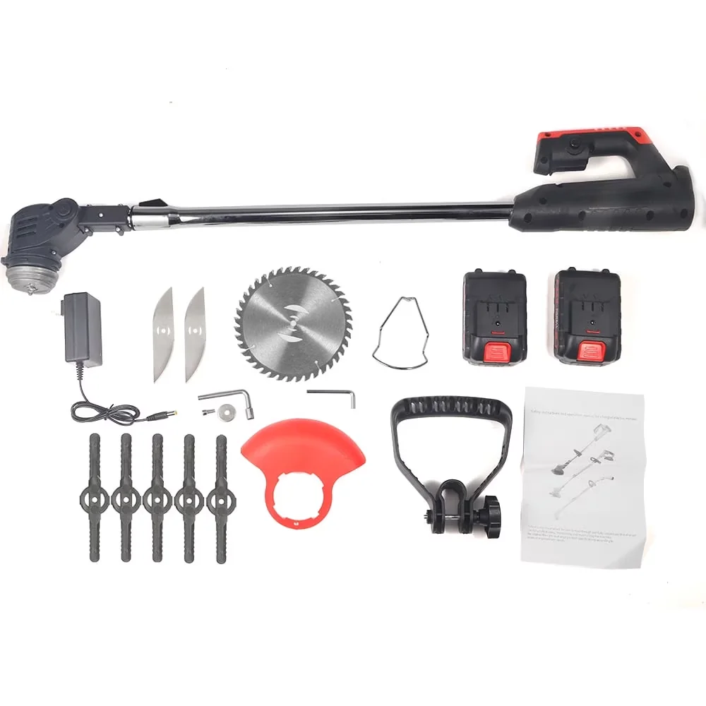 String Trimmer Modern with Battery, 24V, 2 S-blade or Ling type blades (Random) - Model D7773C