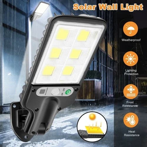 Durable Led Lighting with LED, Solar - Black - Commercial Quality Model 24C86A