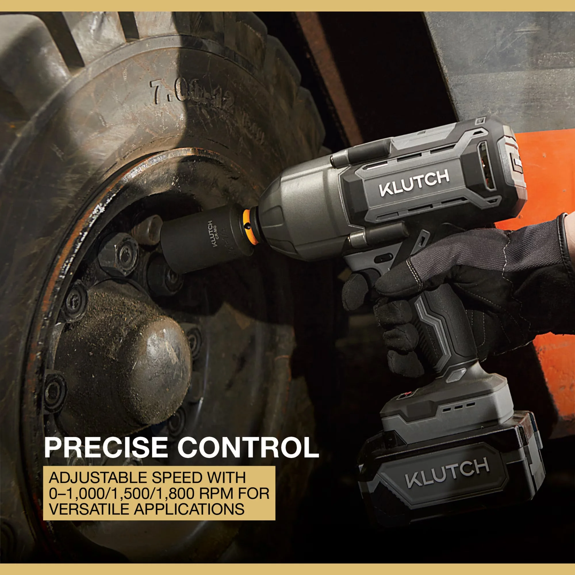 Essential Air Tools Compressor with Battery, 20V, 1/2in. High-Torque Impact Wrench - Model 88D981