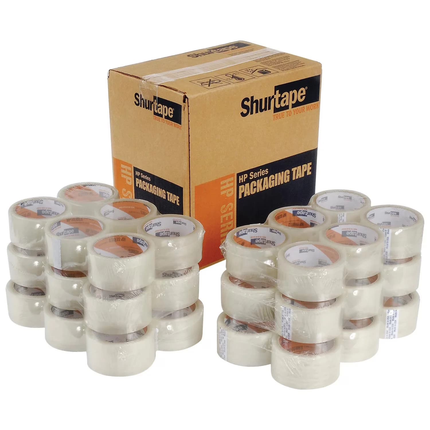 Moving Stylish with Clear, HP 100 Carton Sealing Tape - Clear Polypropylene Model 3BF011