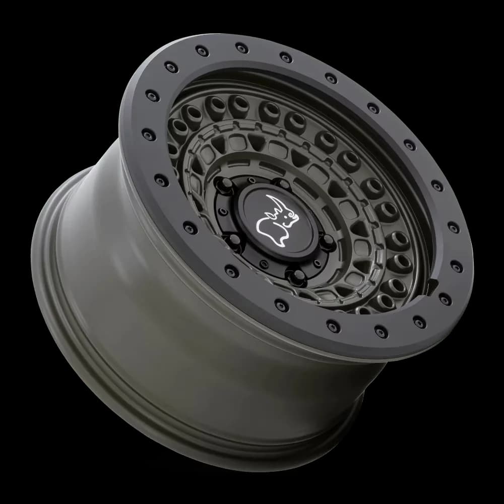 Compact Wheels And Rim with Offset: 10mm, Size: 18x9, Bolt Pattern: 6x120 - Aluminum Black Model D4CF53