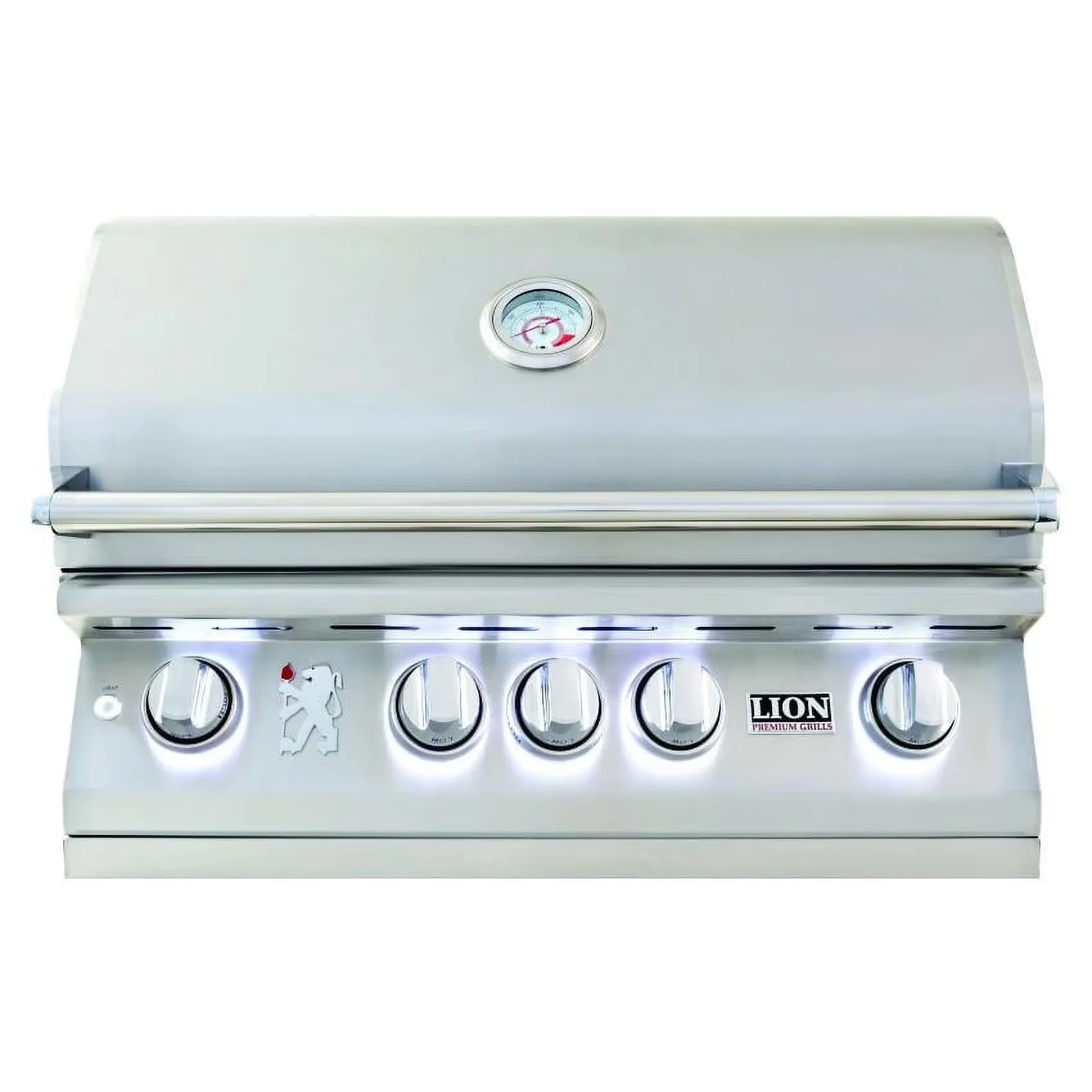 Modern Gas Grill with Infrared, 32" Natural - Stainless Steel Silver L75623 Model C80C92