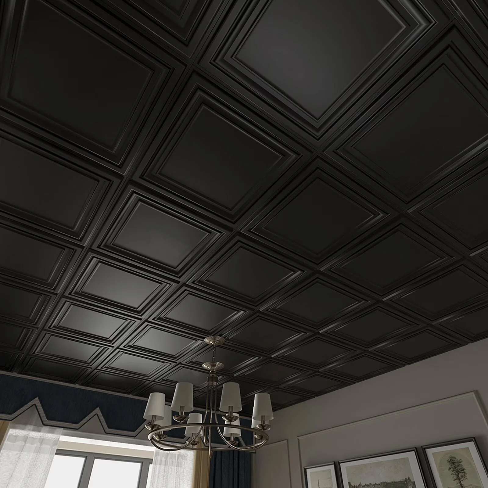 Efficient Building Material with Eco-Friendly - Pvc Black 12 for Multiple Applications Model 1F5FE9