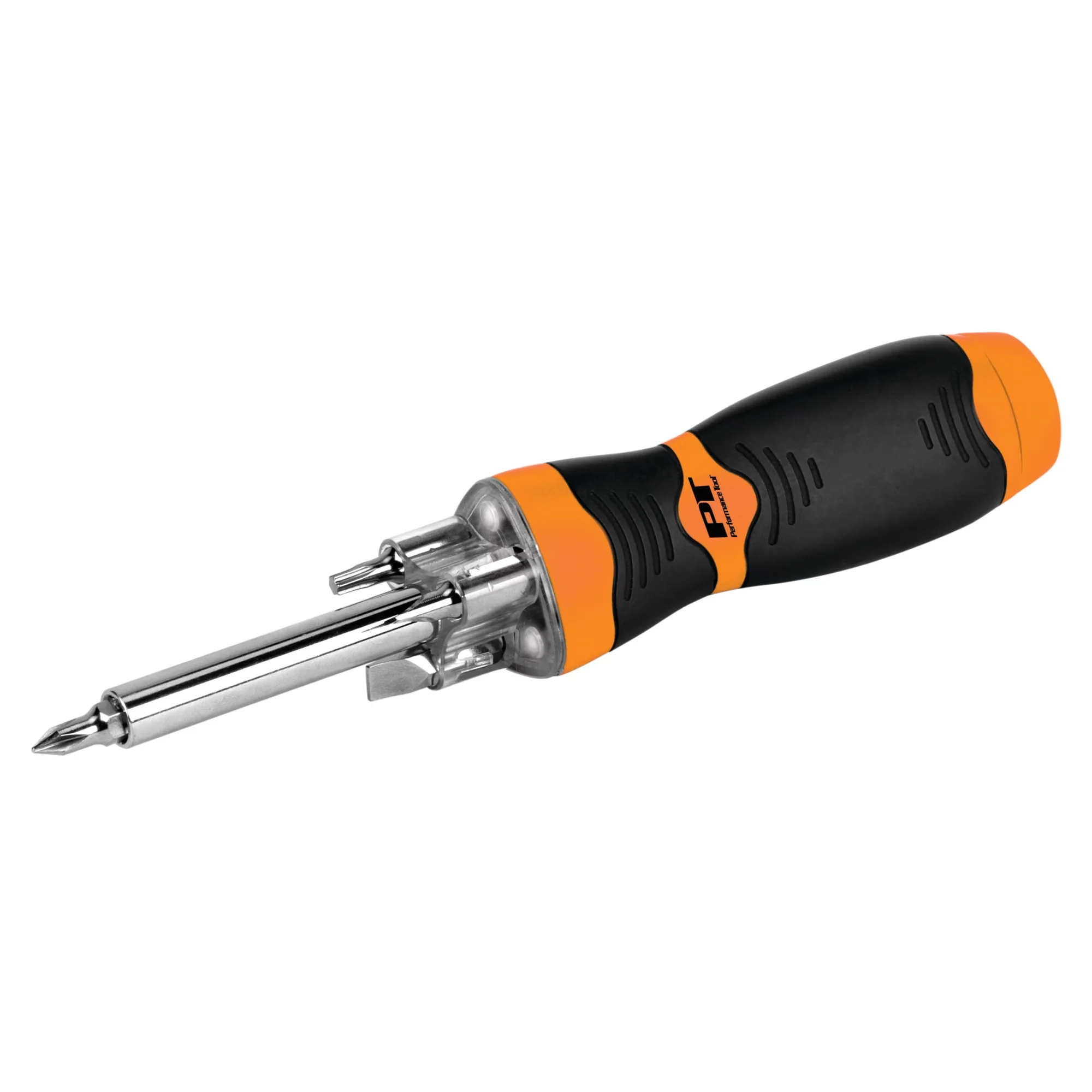 Professional Drills Driver with LED, Easy Installation - Orange 1 Bit Driver Model 49A57C