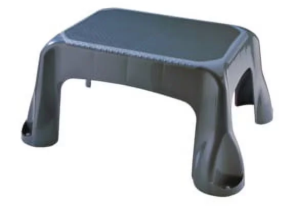 Ladders And Step Stool Essential with Anti-Slip, Holds up to 300 lbs., 1-year Limited Warranty - Gray Plastic Model 3E5ACC