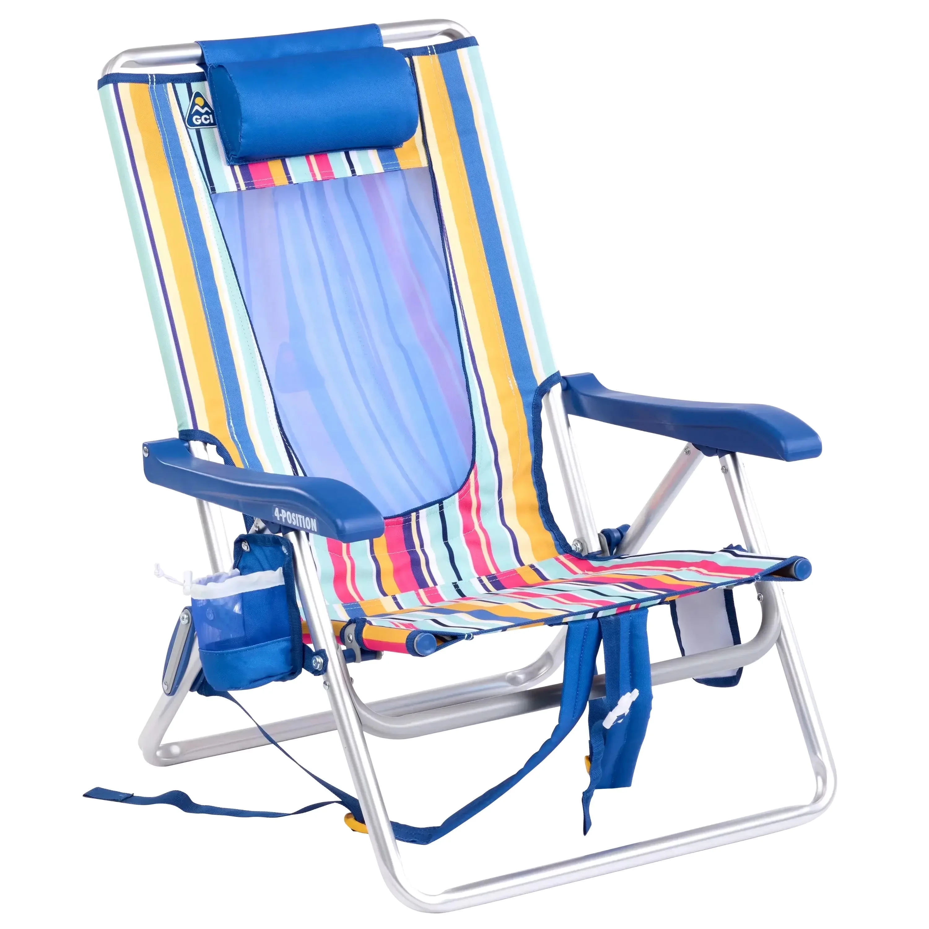 Versatile Beach Chair with Folding, Adjustable - Aluminum, Steel, Polyester Model 973558