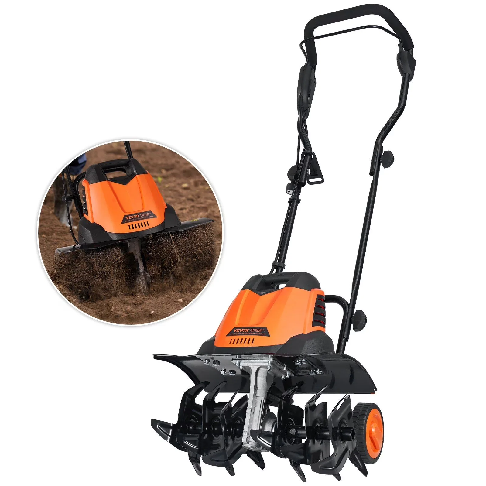 Sleek Trillers Cultivator with Electric Rototiller for Garden - Long-Lasting Performance Model 1AC137