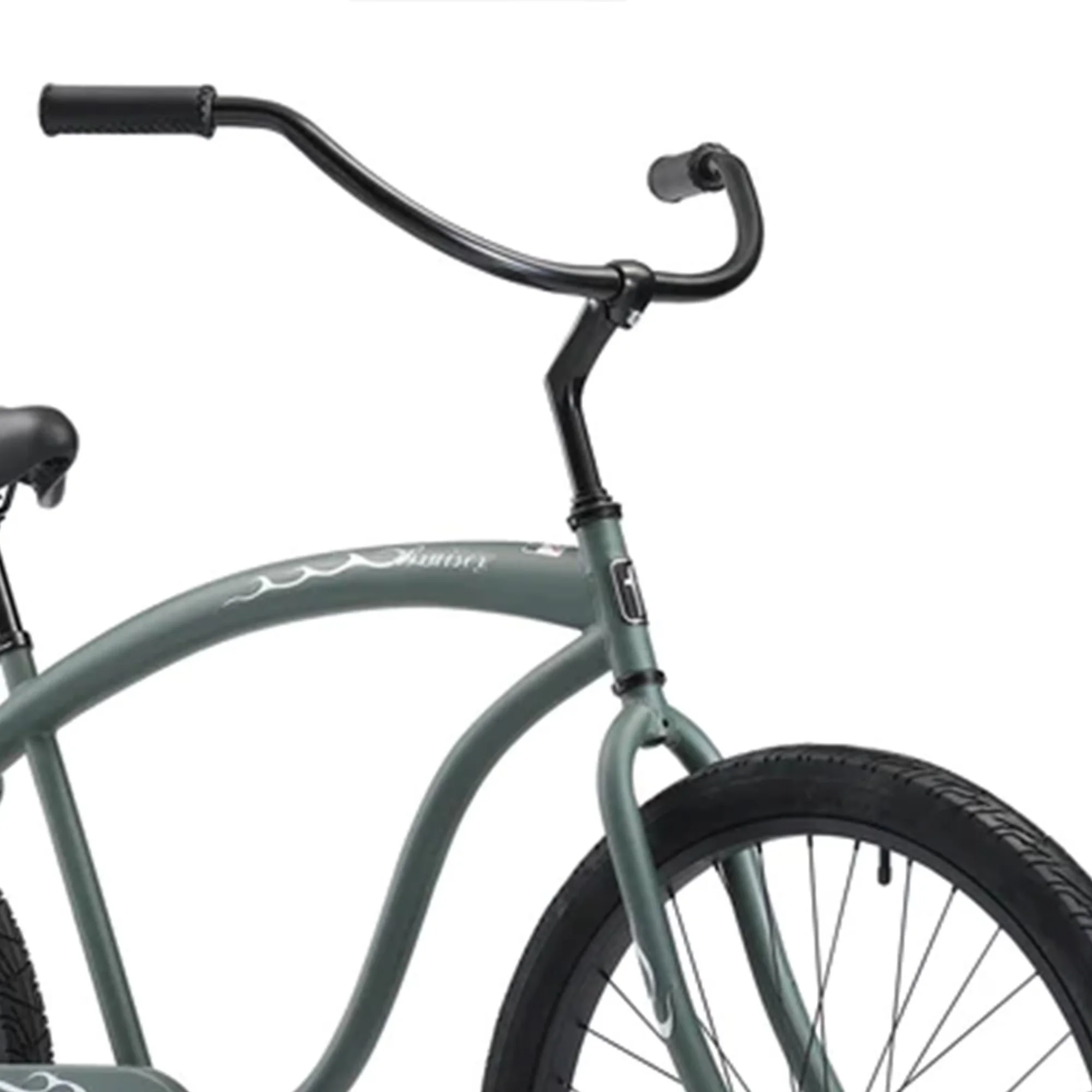 Durable Cruiser Bike with Adjustable Seat, Bruiser Single Speed Men's 26 In Beach - Green Model 755EE0