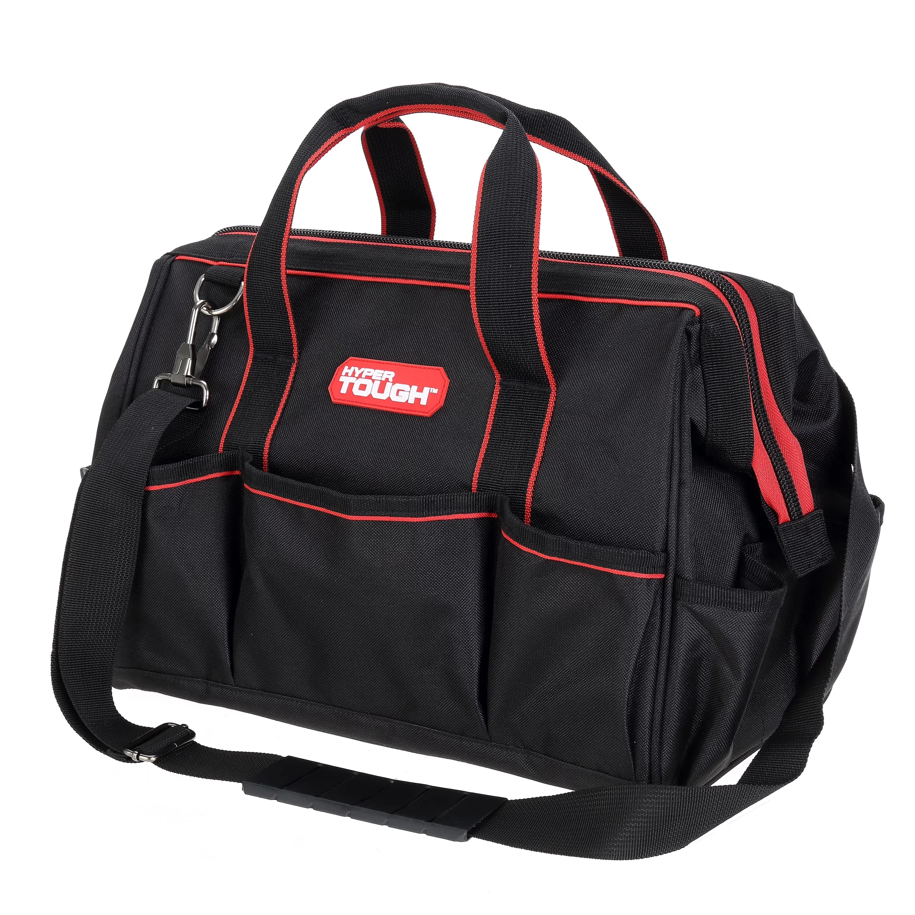 Professional Hand Tool with Large-Mouth, Adjustable shoulder strap, 8 Internal Pockets - 15" Model 881346