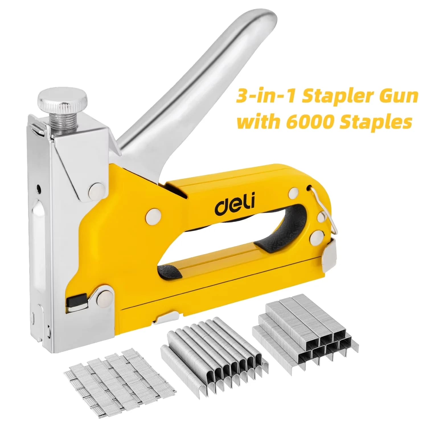 Modern Power Tool with Heavy-Duty, 3-In-1, Staple Gun - 3 in - Sleek Profile Model BB52FF