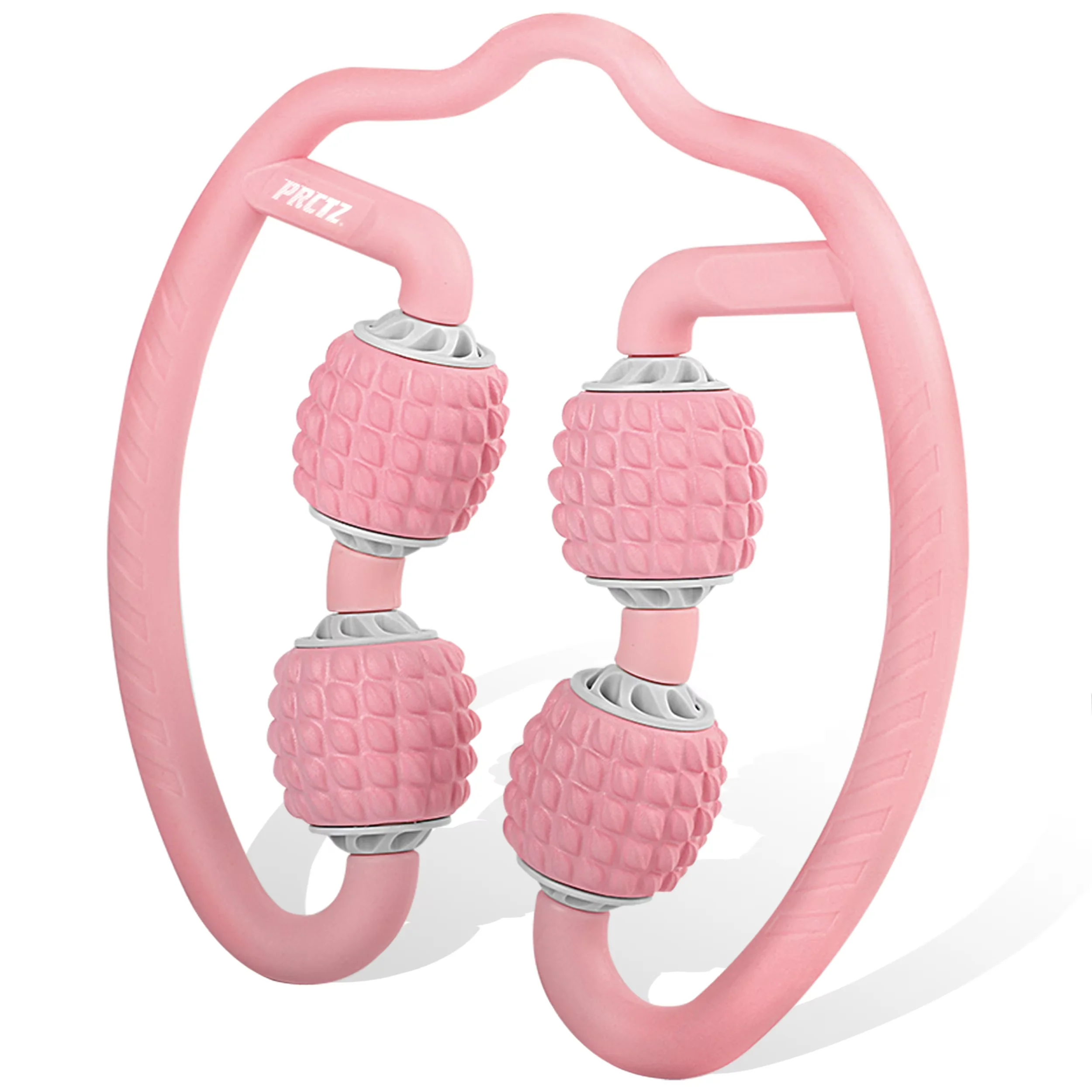 Compact Home Gym Accessory with Water-Resistant, Massage Exercise Foam Roller - Pink Pp; Eva Model 19B072