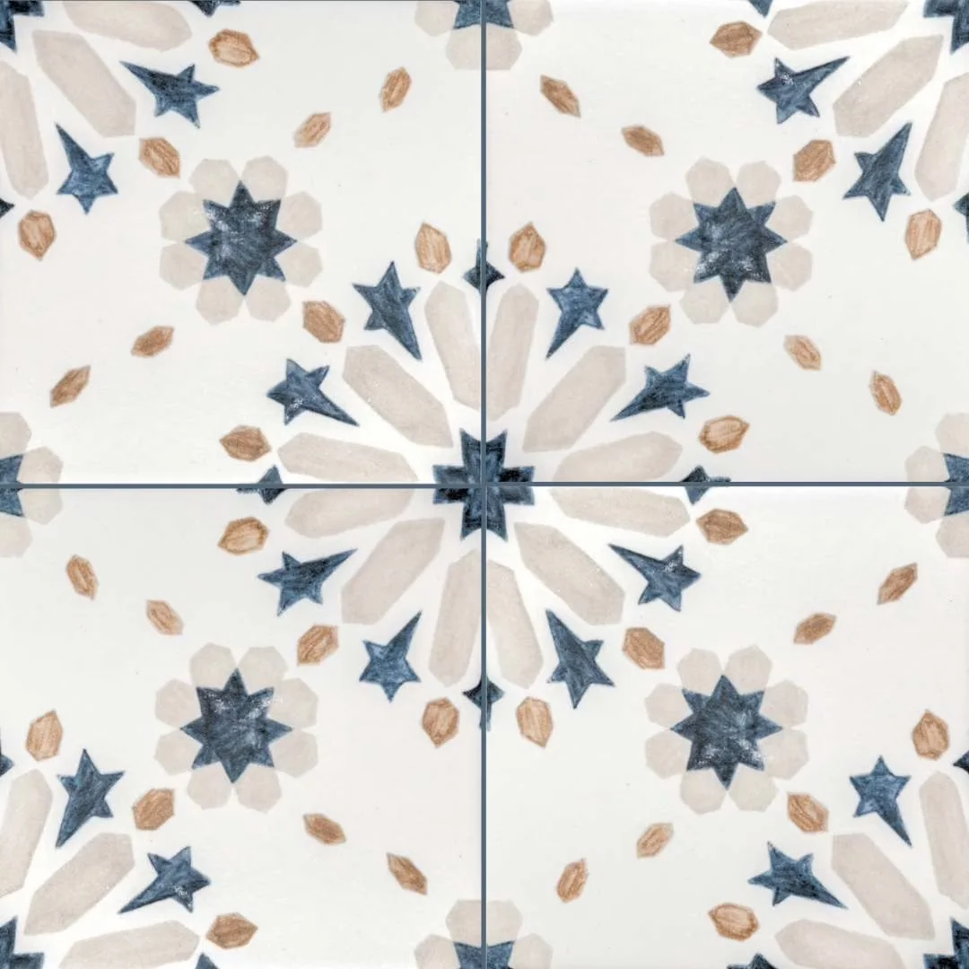Grey Vinyl Flooring Vinyl Plank Flooring Efficient with Easy Installation, Easy To Clean - Porcelain Blue Model 1FE72C