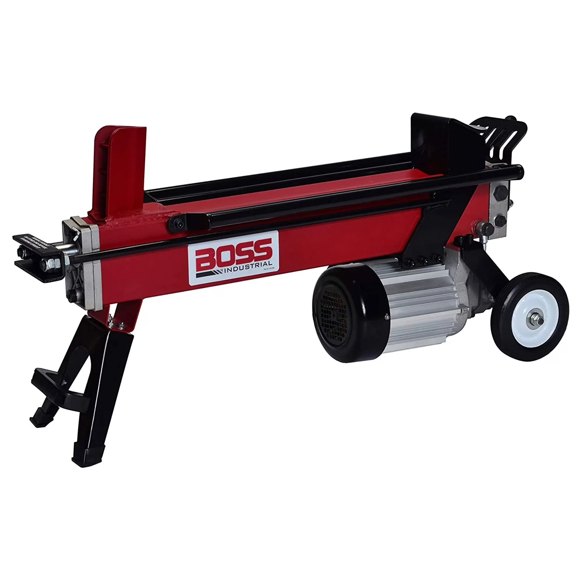 Logsplitter Versatile with Wheeled, Splitting force: 5 tons - Red Lightweight Model B02502