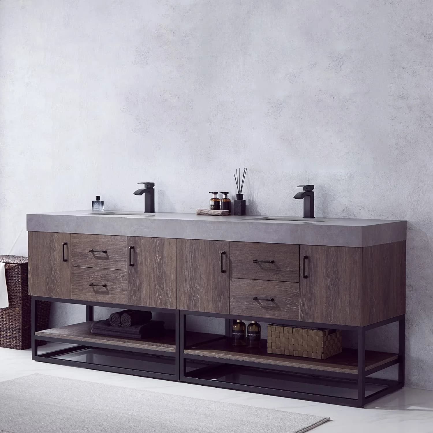 Premium Bathroom Renovation with North Carolina, North Carolina Oak finish - Model F923CA