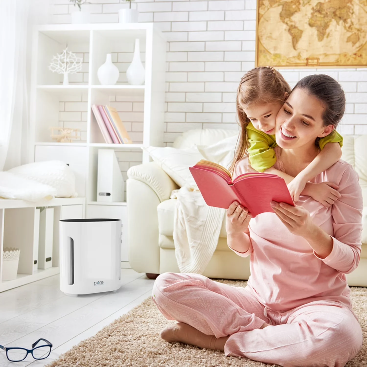 Air Purifier Essential with Variable Speed, Replacement filter Ace Sku#6006940 - White Model EEB3A1