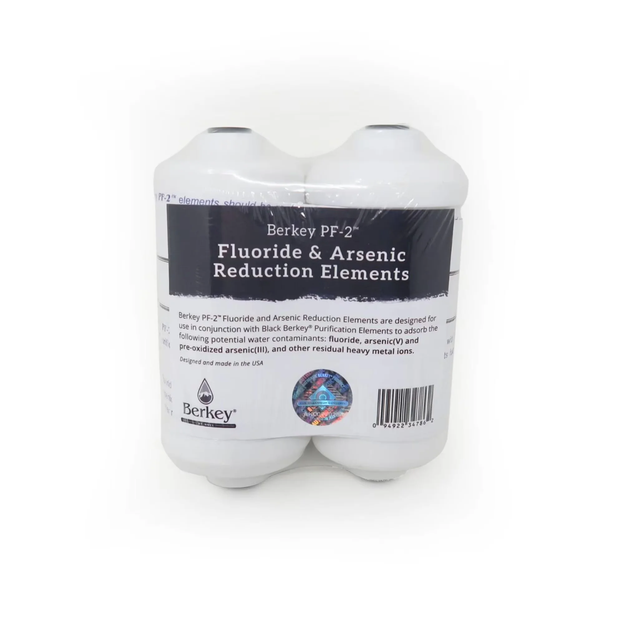 Efficient Water Filtration with 2-Pack, Made and assembled in the USA - Fluoride Model 38B9B4