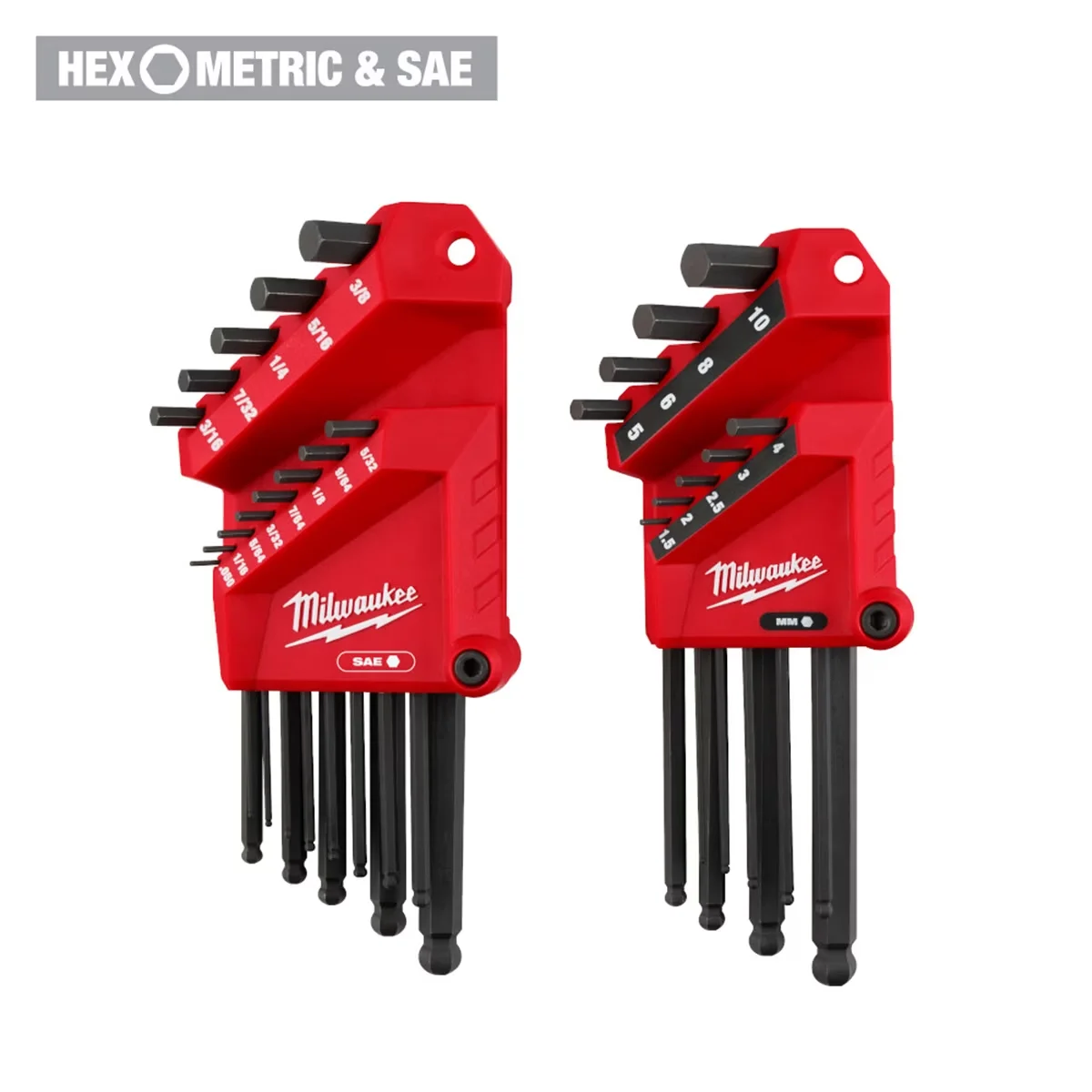 Quality Hand Tool with Keys Withstand More Torque, High-Contrast Markings for Easy ID, Ball End for Better Angle Access - Black Model 19A94C