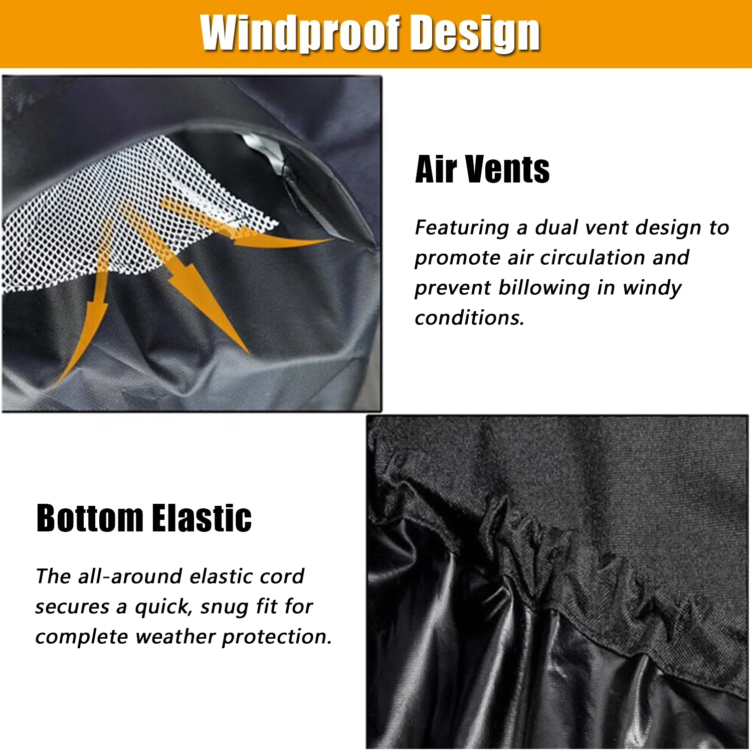 Compact Replacement Parts Accessory with Waterproof, Heavy Duty - Black 600D Polyester Oxford Model 5BCFF8