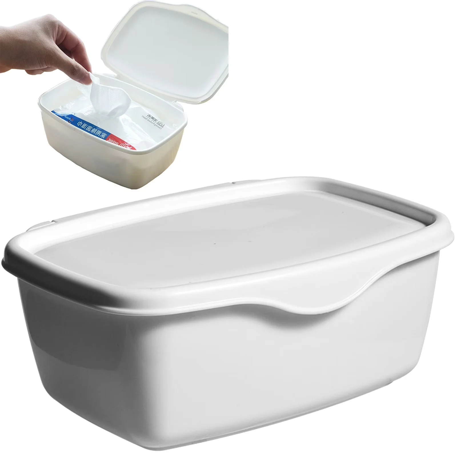 Garage Storage Supply Premium with Refillable, Clearance Baby Wipes Dispenser - A-White for Bathroom Model 2574C8