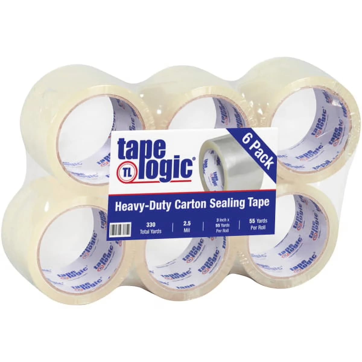Modern Moving with 3" x 55 Yd, Case Of 6, Sold as 6 Per Case. - Clear Polypropylene Model 712F27