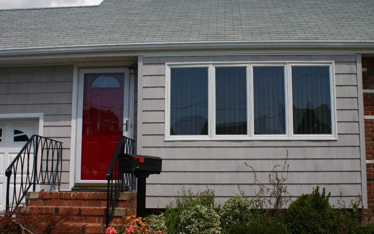 Building Material Versatile with Specifications Height: 15-3/8in., Slate Flooring Materials, 10 pieces per box (50 sq.ft.) - Gray Model 8F8033