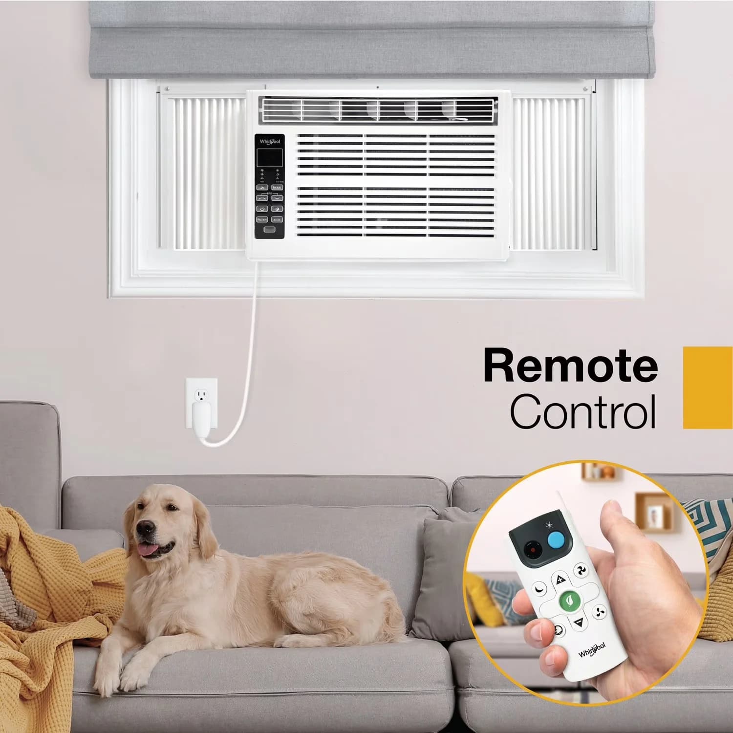 Air Conditioner Versatile with 8000 BTU, Remote Controlled - Multicolor Model FCDB1E