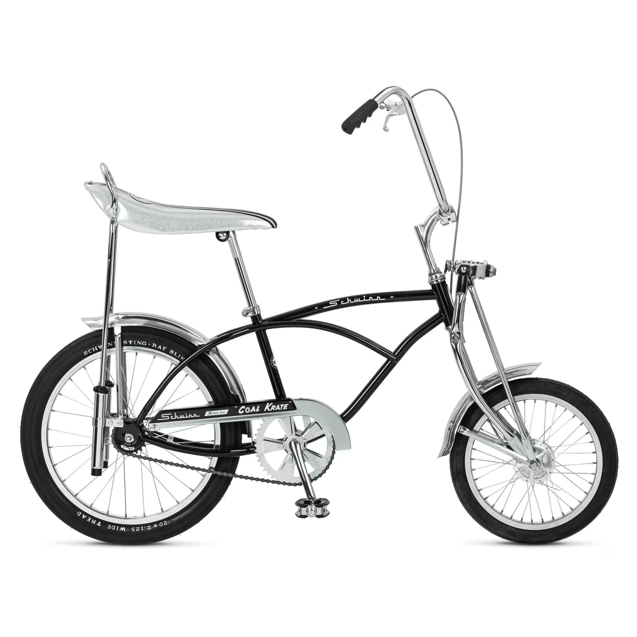 Innovative Cruiser Bike with Adjustable Seat Height, Single Speed, Classic Coal Krate - Black Model 8D0133