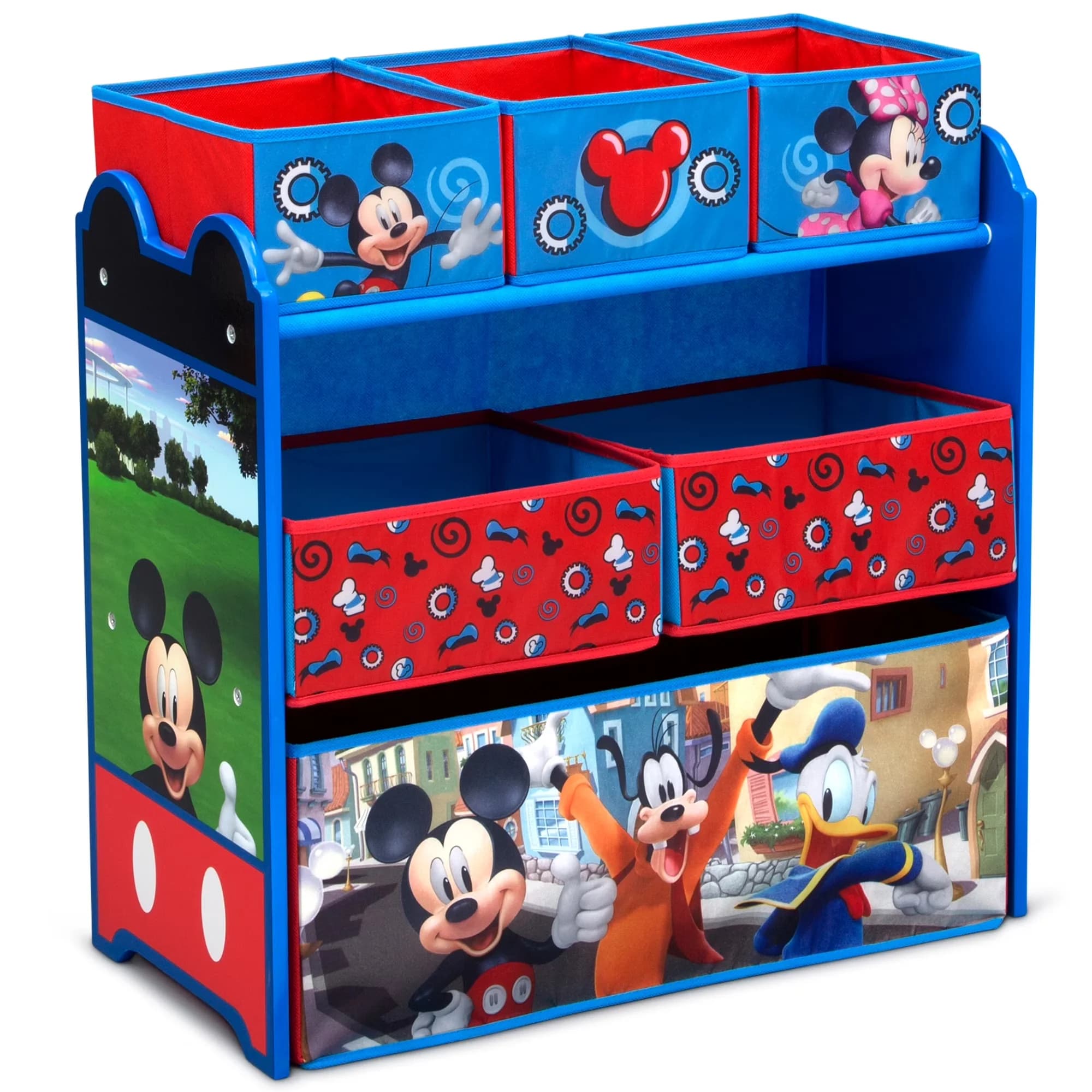 Durable Garage Storage Supply with AGE RANGE: Recommended for ages 3+ - Mdf, Fabric, Metal Multicolor Model CF6821