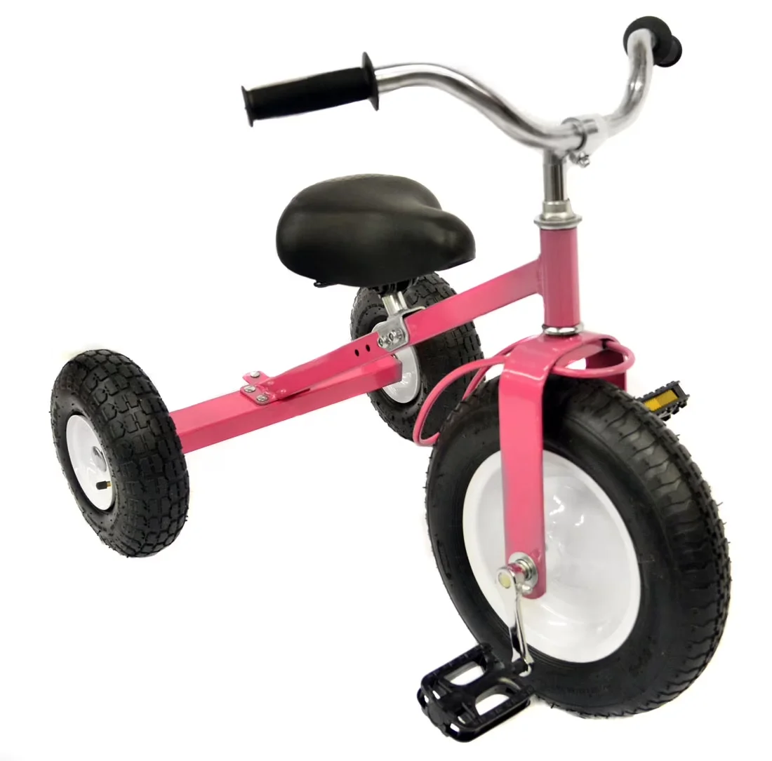 Premium Kids Bike with Adjustable Seat, Pink, Includes a tow hitch for pulling wagons - Pink Model 1D868A