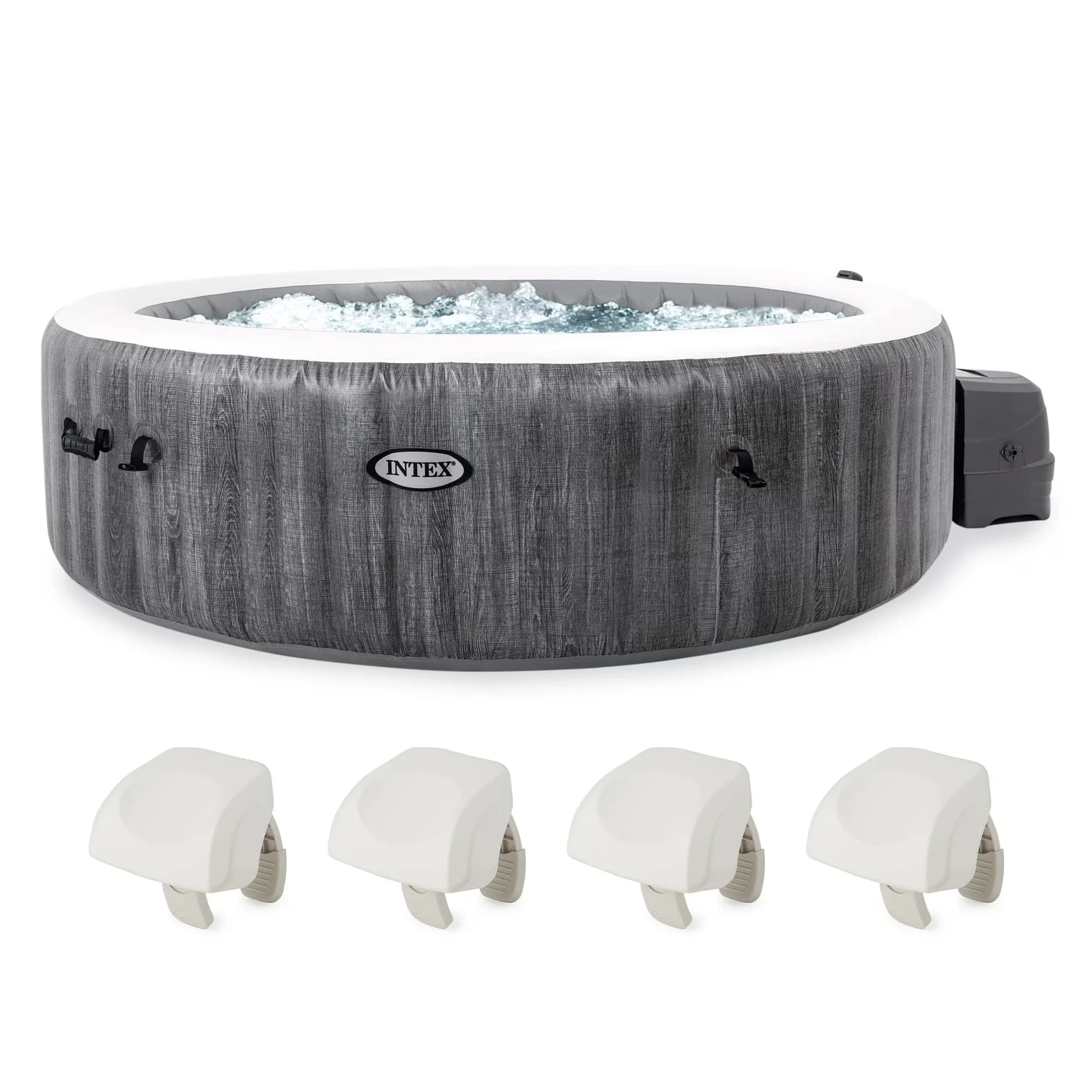 Hot Tub Professional - Gray 4 Pack - Commercial Quality Model AAE951