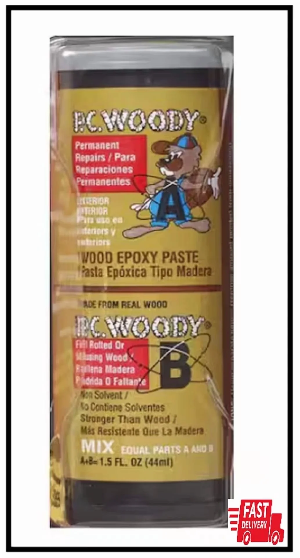 Adhesives Glues In Paint Supplies Tool Innovative with Pc-Woody 1.5 Oz. Tan Epoxy Paste - Beige 1.5 oz Model F2F642