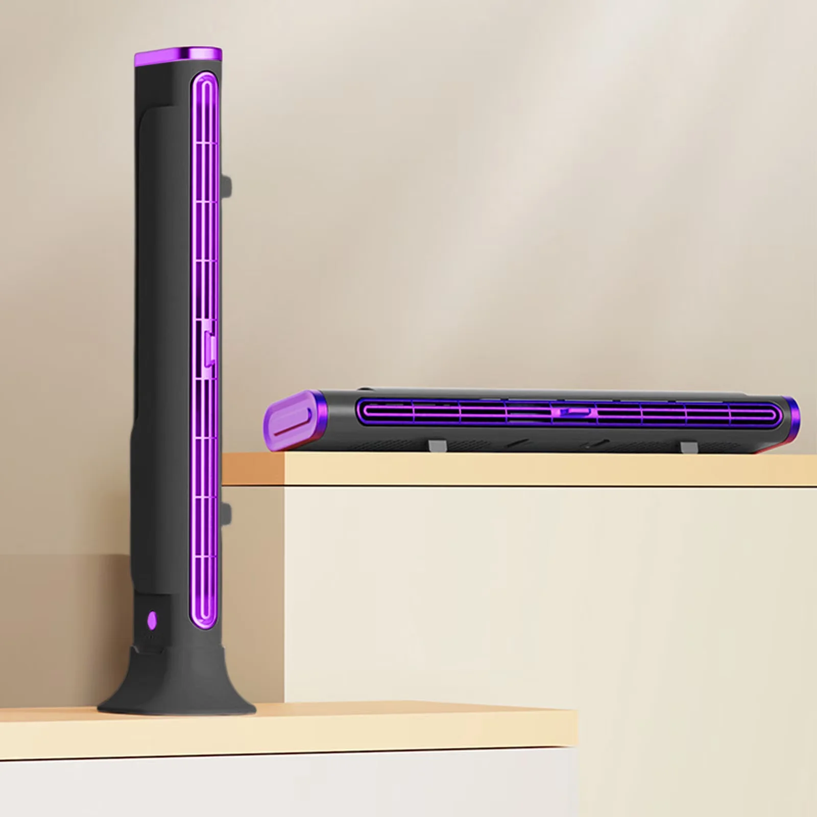 Premium Fans In Cooling with Oscillating, Led Display, Energy-efficient DC motor technology - Abs+Pc Black for Office, Home Model 174537