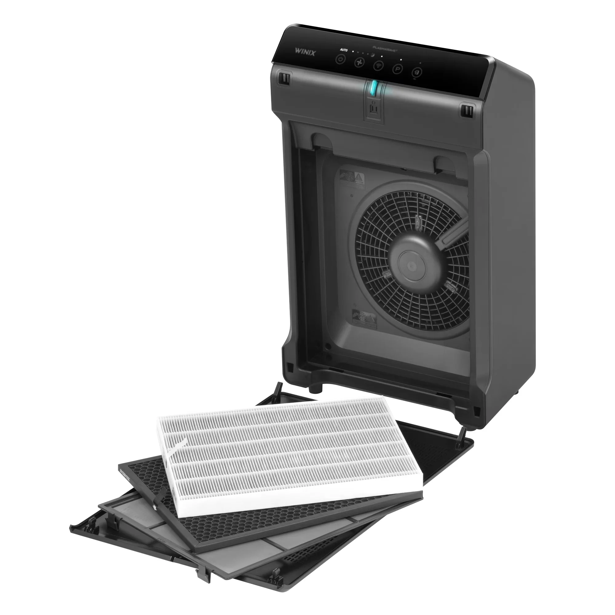 Versatile Air Purifier with Filter Change Indicator, 5520 - Black for Home, Large Model 600F21
