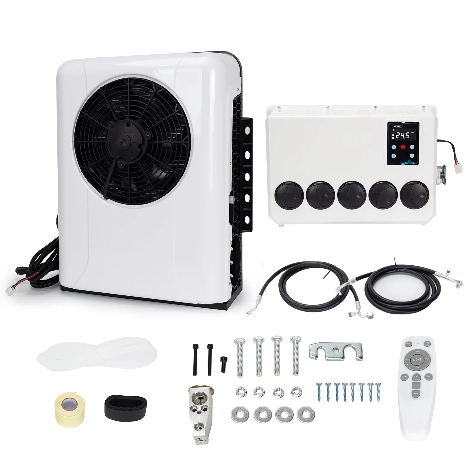 Essential Air Conditioner with 12000 BTU, 12V, Remote Controlled for Multiple Applications - Model B98A15
