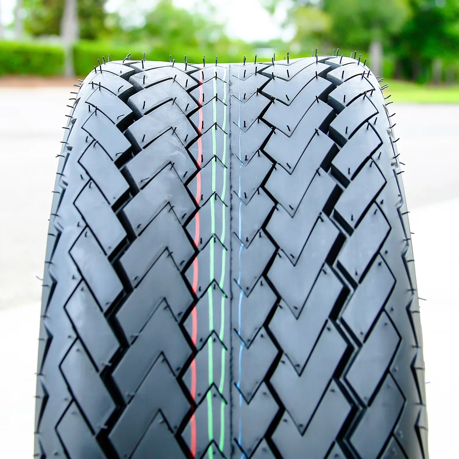 Efficient Golf Cart Tire with Low Maintenance, All-Weather, Wet Or Dry - Model 6642B7