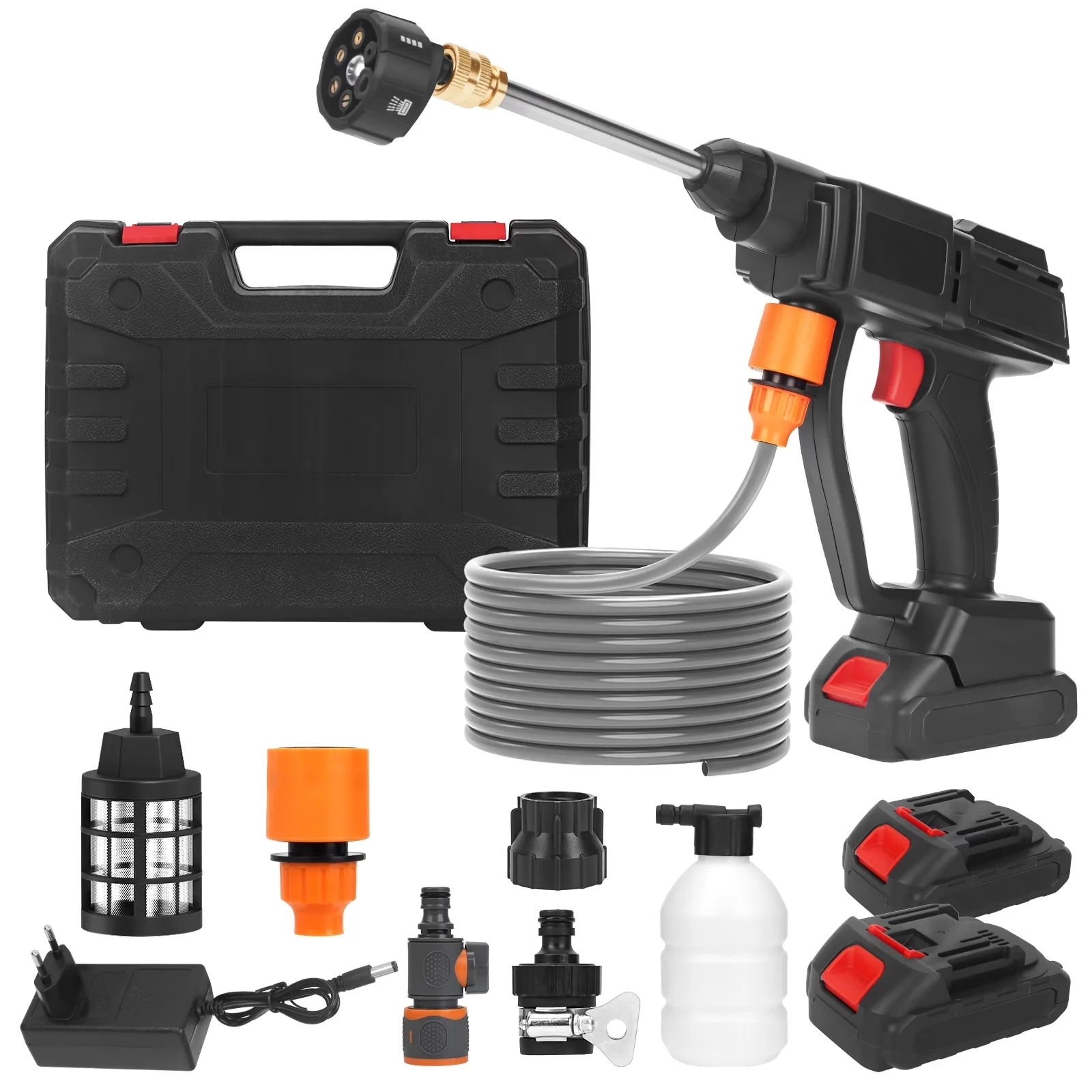 Modern Pressure Washer with Battery, Adjustable Wand, Cordless - Long-Lasting Performance Model 519816