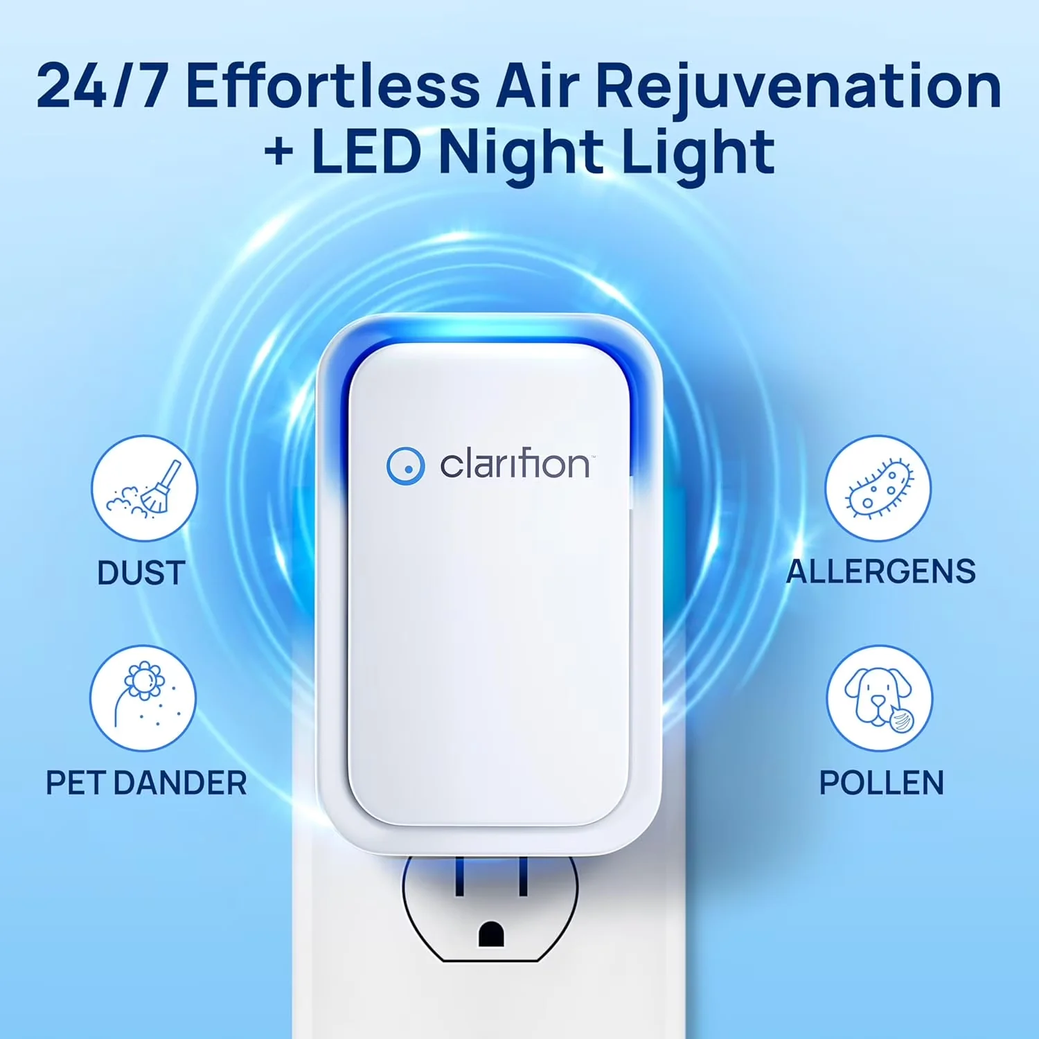 Efficient Air Purifier with Ionizers - White 3 Pack - Compact and Portable Model 827E1A