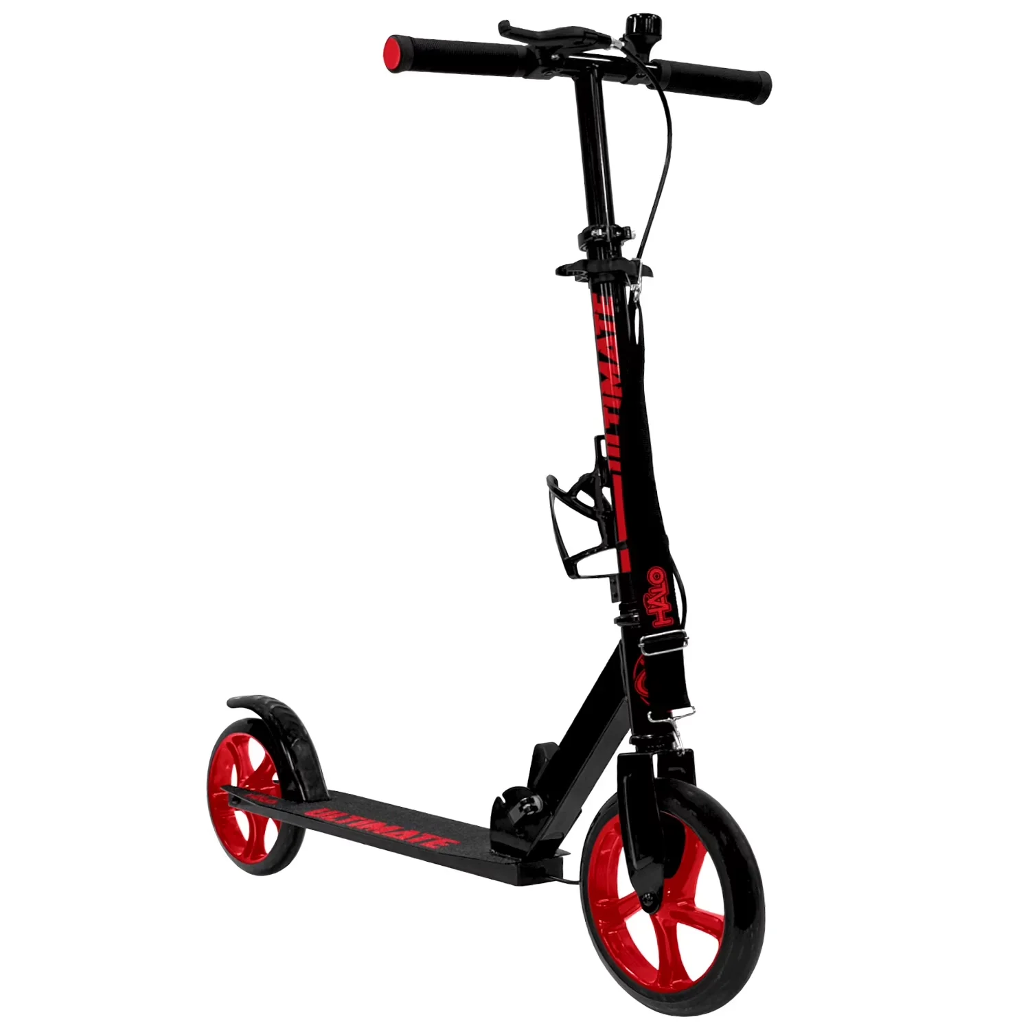 Stylish Scooter with Foldable - Steel Red Ultimate - Quality Construction Model E3AB64
