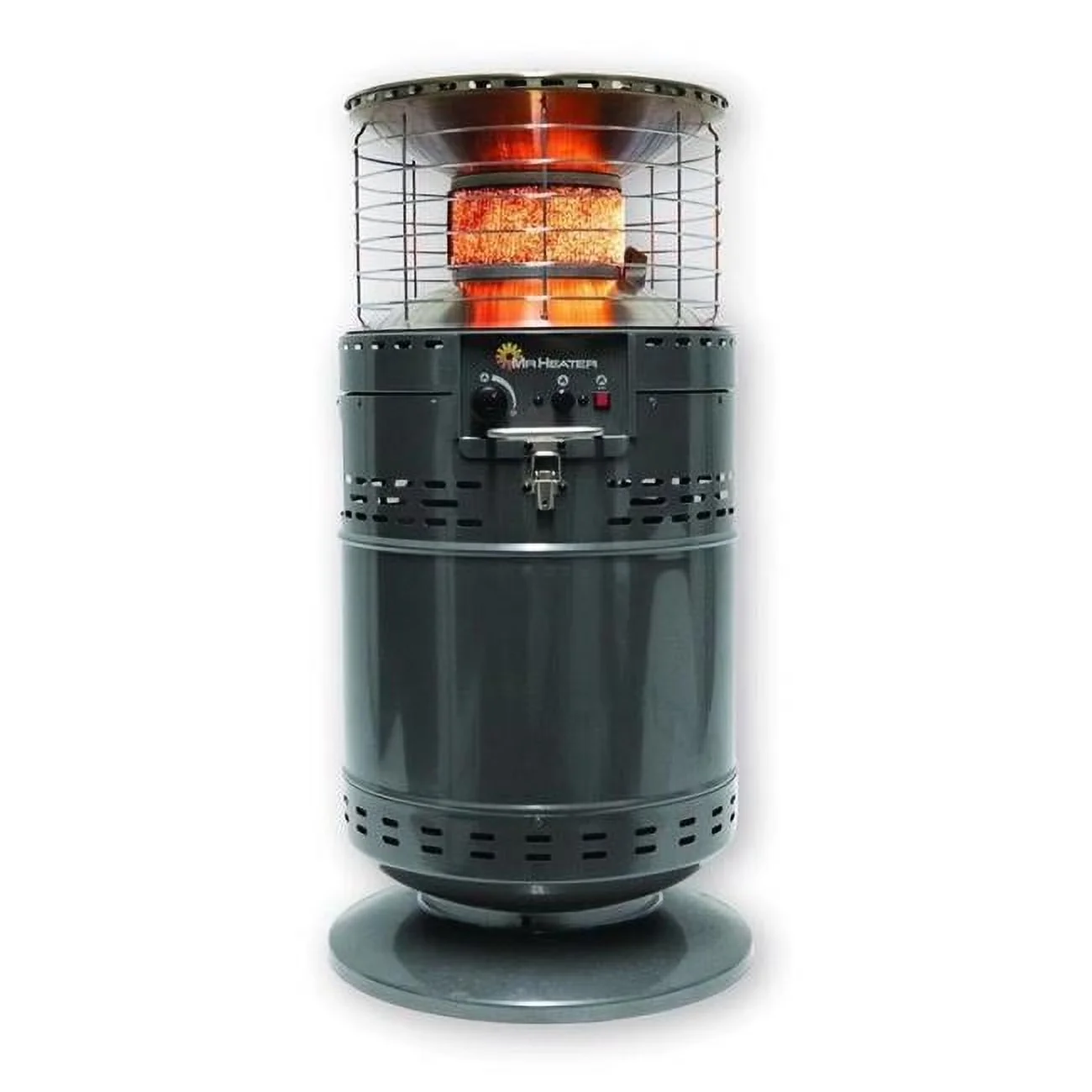 Quality Portable And Electric Space Heater with Portable, 360° Burner & Wind Resistant Screen - Gray Model EAB342