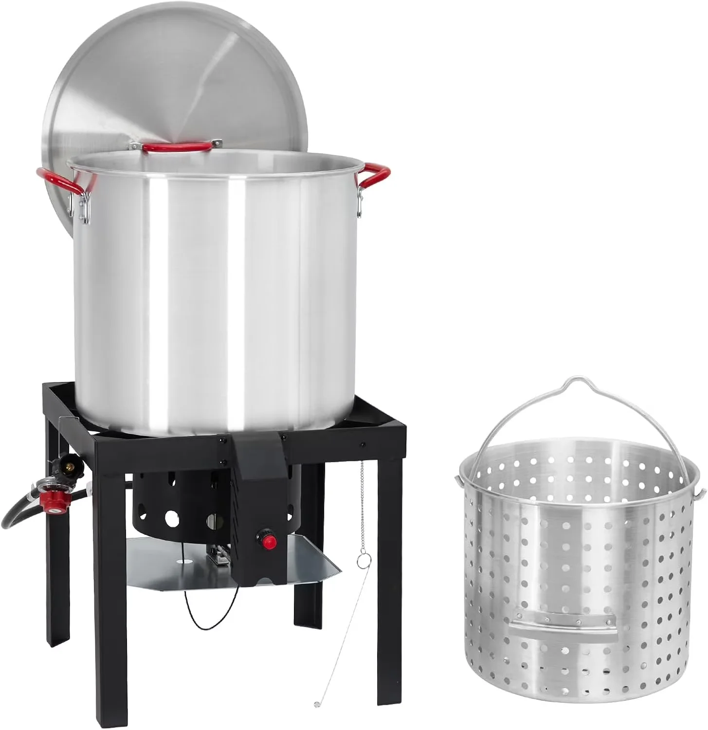 Outdoor Fryer Professional with 110000 BTU, Adjustable Regulator, 10 PSI Regulator - Aluminum Model 671A2B