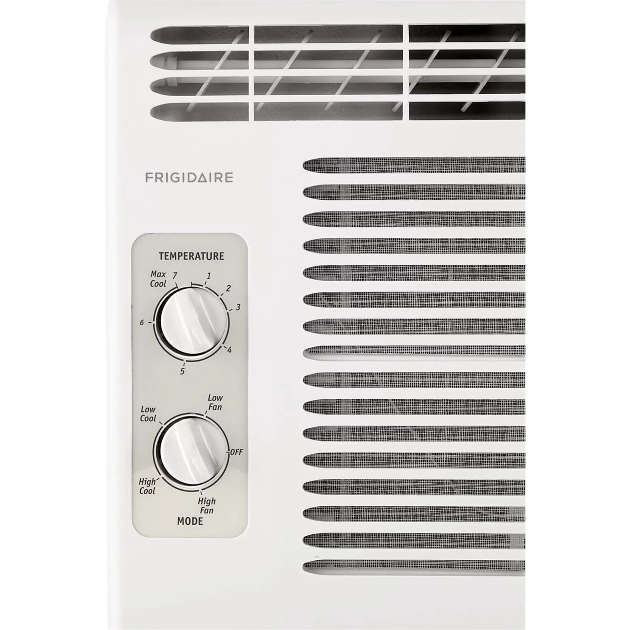 Air Conditioner Sleek with 5000 BTU, Adjustable Humidistat - White for Small, Rooms Model E9ABB1