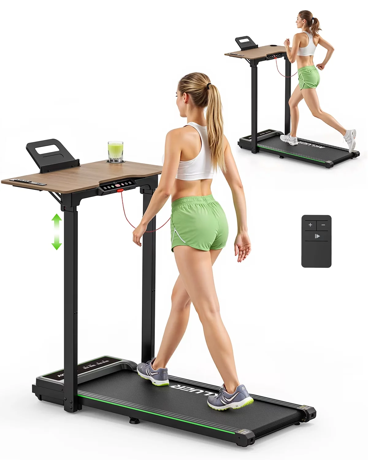 Home Gym Compact with Compact, Foldable, Remote Control - Black Alloy Steel for Home Office Model 279C33