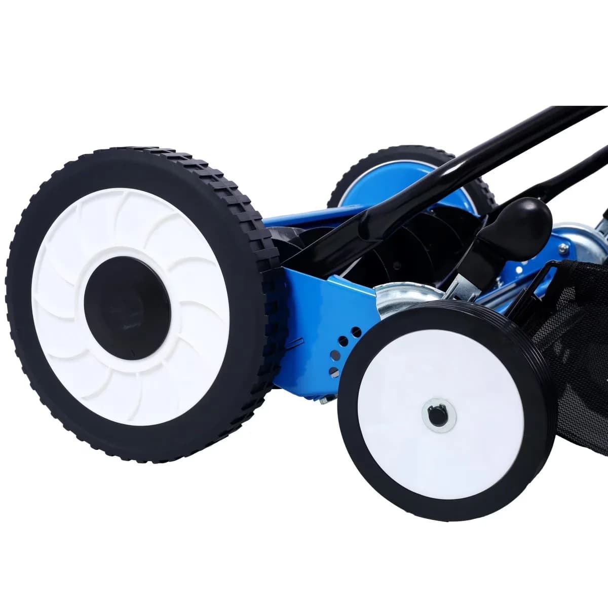 Push Mower Efficient with Adjustable, 5 Blade Reel Lawn, Adjustable Cutting Height for Garden - Model D25D04