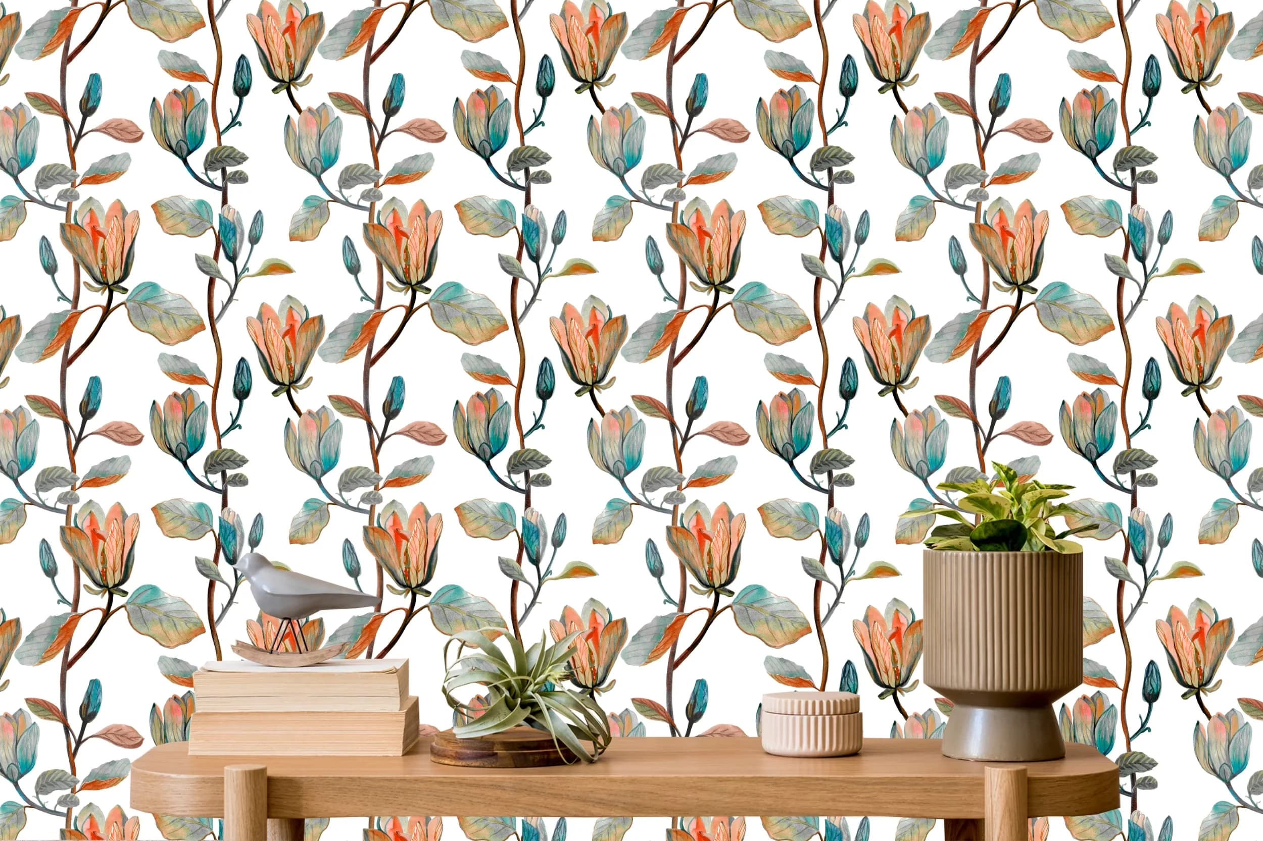 Efficient Wallpaper with Removable, 24'' W x 10' L - Orange Self Adhesive Vinyl Model 0F69A8