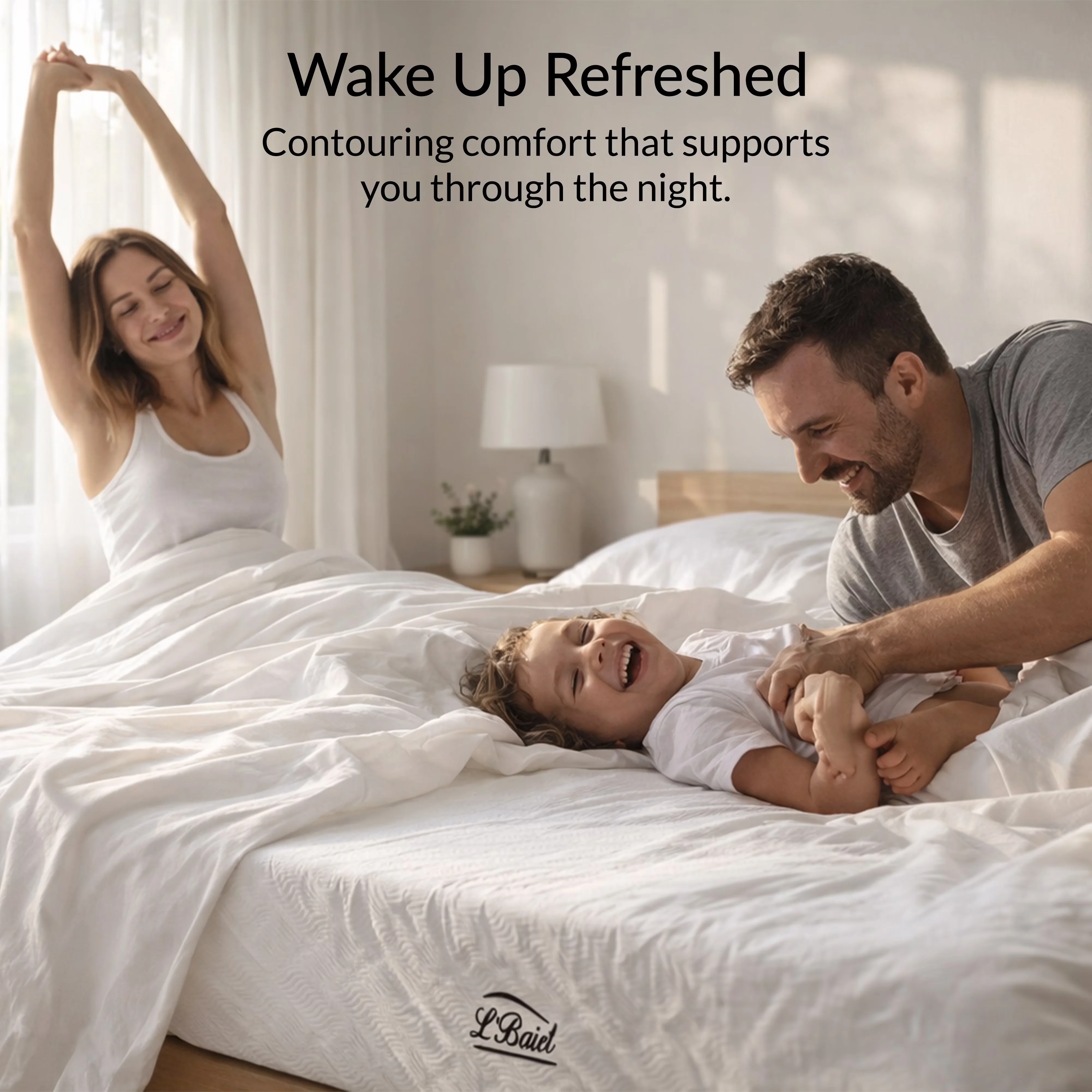 Innovative Mattresses Accessory with Hypoallergenic, Medium Firm - White Memory Foam Model CA661D