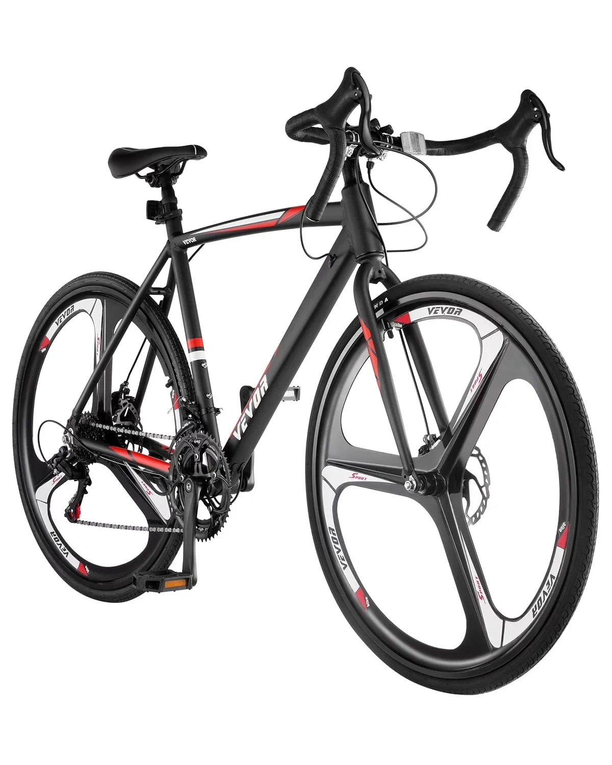 Innovative Road Bike with Foldable, Lightweight Aluminum Alloy Frame, Urban Adult Sport - Black Model E47937