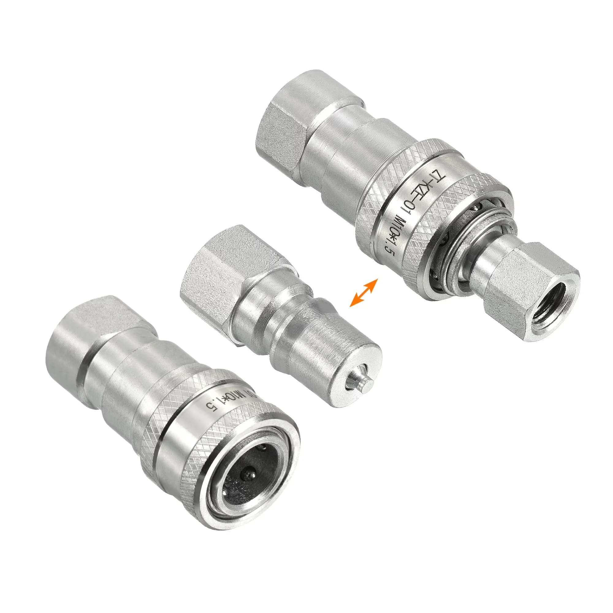 Plumbing Versatile with Durable, Material: Carbon Steel, 1 Set - Carbon Steel Silver Model FE2275