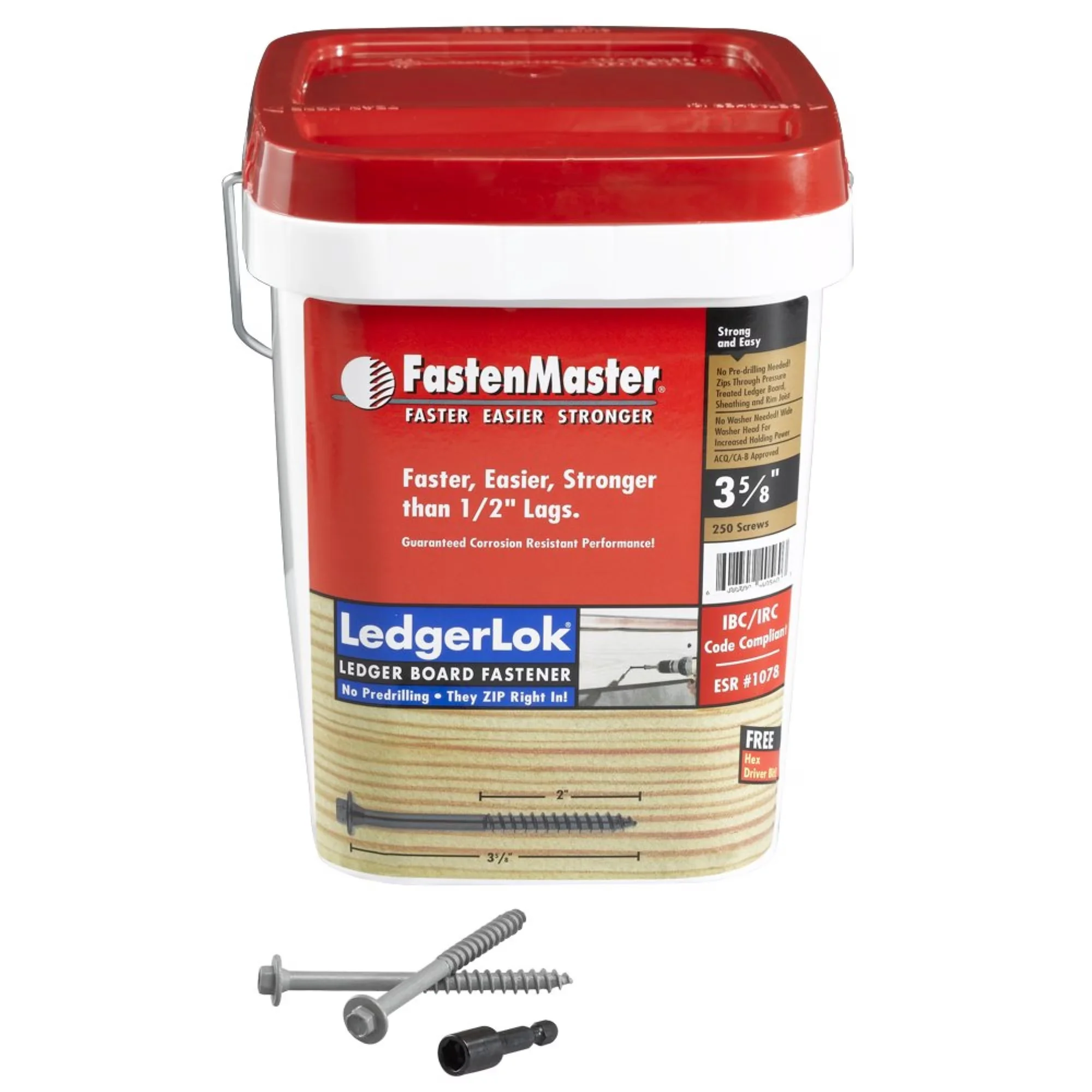 Modern Fastener with Easy-To-Use, No pre-drilling, Color Gray - Plastic Multicolor Model DD04BE