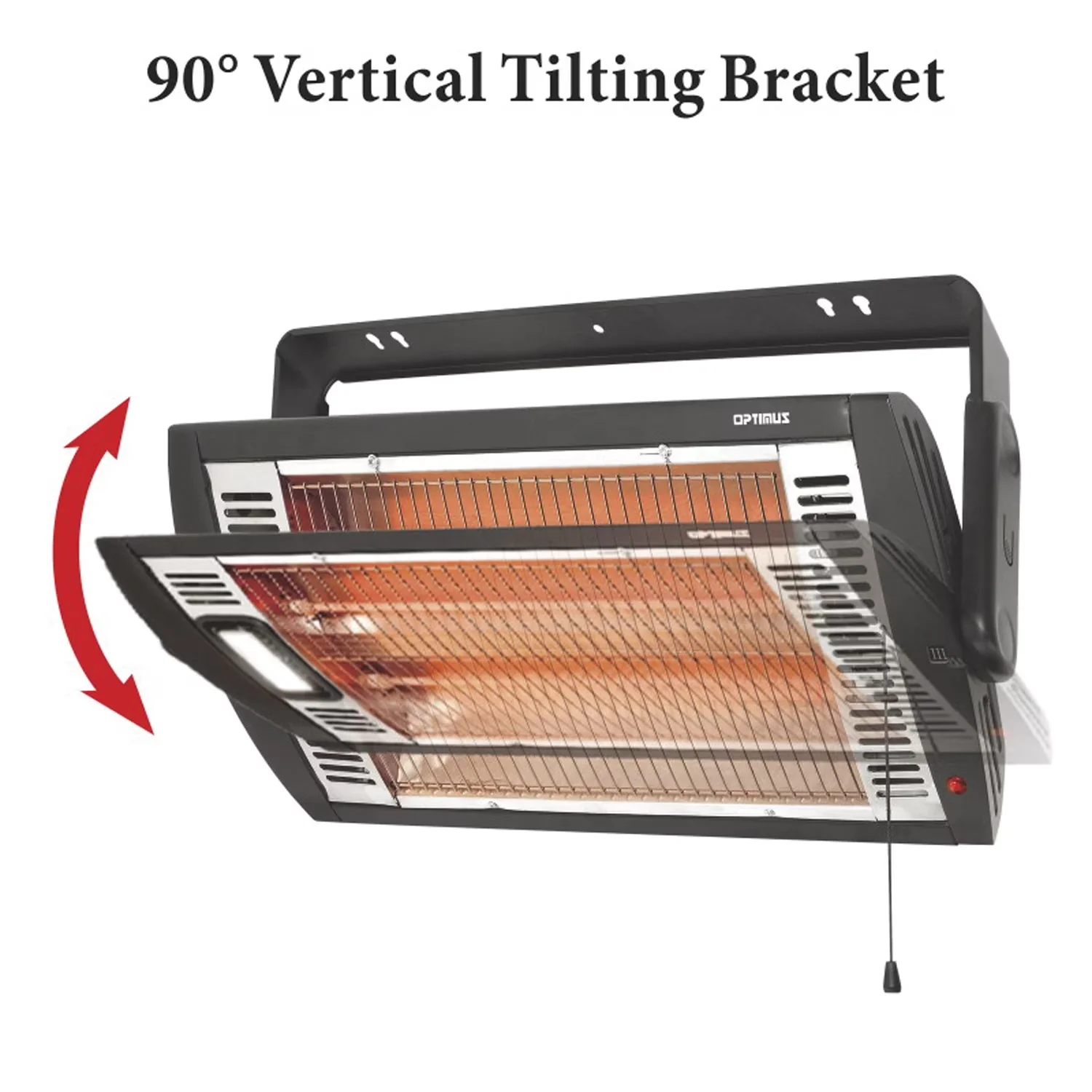 Portable And Electric Space Heater Stylish with Garage/ Shop Ceiling Mount Utility - Black Model 6CF67E